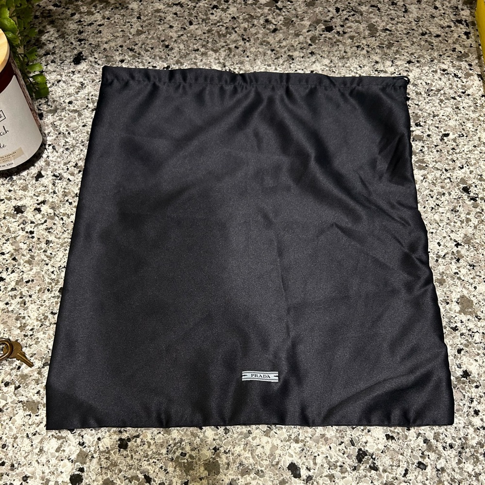 Prada Classic Black Satin dustbag 
. Very clean!